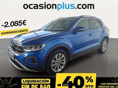 Azul Usado 2023 VW T-Roc Life SUV | 20.855 € (Precio justo)