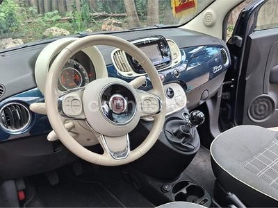 Usado Fiat 500 Lounge 69 CV (50 kW) 2019 Azul Berlina
