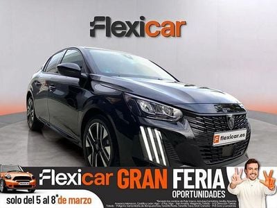 Usado Peugeot 208 Allure 100 CV (73 kW) 2025 Negro Utilitario
