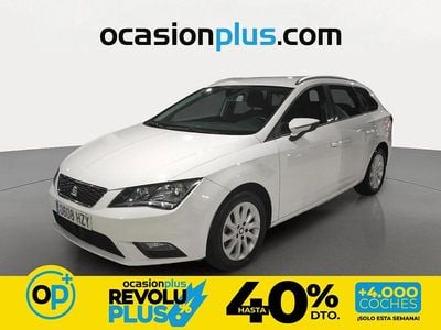 Usado Seat Leon Style 150 CV (110 kW) 2014 Blanco Berlina
