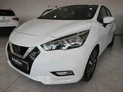 Usado Nissan Micra Acenta 90 CV (66 kW) 2019 Blanco Utilitario