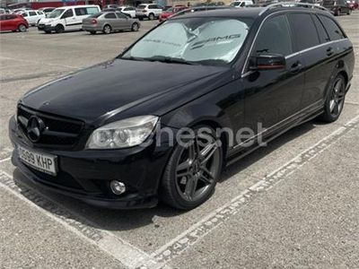 Usado Mercedes C220 Avantgarde 170 CV (125 kW) 2008 Negro Familiar