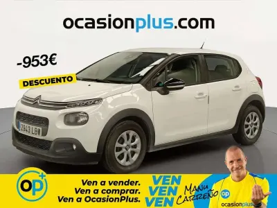 Usado Citroën C3 Feel 99 CV (72 kW) 2019 Blanco Utilitario