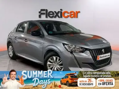 Usado Peugeot 208 Active 68 CV (50 kW) 2022 Gris Utilitario