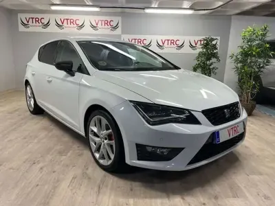 Usado Seat Leon FR 150 CV (110 kW) 2014 Blanco Berlina