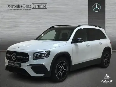 Usado Mercedes GLB200 150 CV (110 kW) 2022 Blanco digital SUV