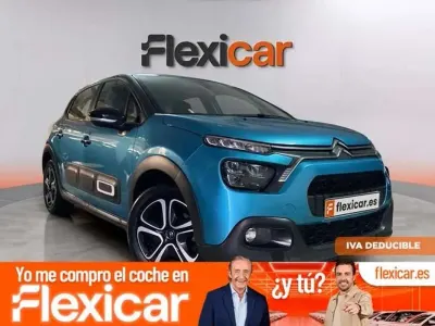 Usado Citroën C3 Feel 83 CV (61 kW) 2022 Azul Utilitario