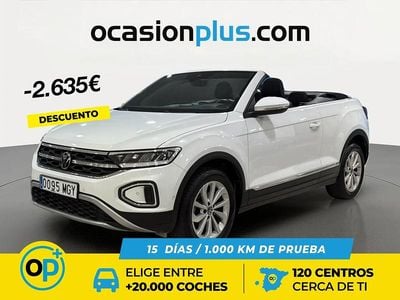 Begagnad VW T-Roc Cabriolet Style 150 HK (110 kW) 2023 Vit Cab