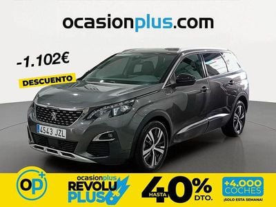 Usado Peugeot 5008 GT-line 150 CV (110 kW) 2017 Gris Monovolumen