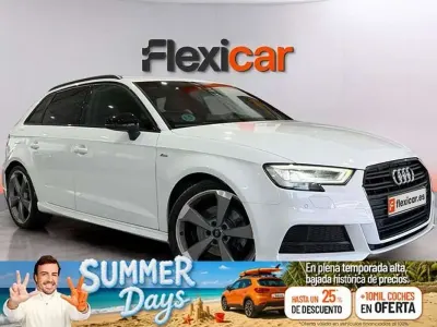 Usado Audi A3 Sportback S-Line 150 CV (110 kW) 2019 Blanco Utilitario