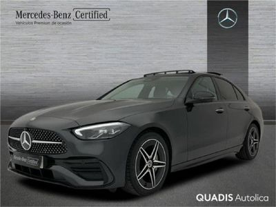 Usado Mercedes C220 AMG line 200 CV (147 kW) 2023 Gris grafito