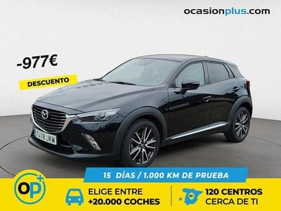 Negro Usado 2015 Mazda CX-3 Luxury SUV | 12.223 € (Precio justo)