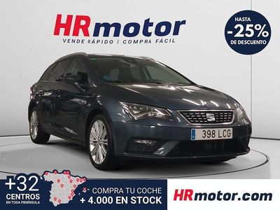 Usado Seat Leon XCELLENCE 150 CV (110 kW) 2019 Azul Berlina