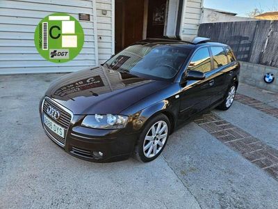 Usado Audi A3 Sportback Attraction 150 CV (110 kW) 2006 Negro Utilitario