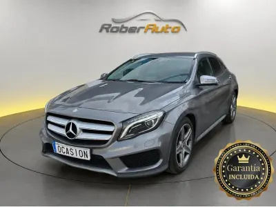 Usado Mercedes GLA220 AMG line 170 CV (125 kW) 2014 Gris / plata SUV