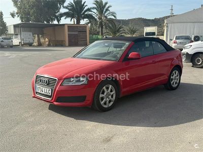 Rojo Usado 2009 Audi A3 Cabriolet Attraction Descapotable | 8500 €