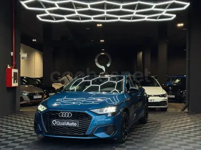 Usado Audi A3 Advanced Plus 110 CV (80 kW) 2022 Azul Berlina