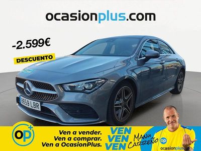 Usado Mercedes CLA200 163 CV (119 kW) 2019 Gris Berlina