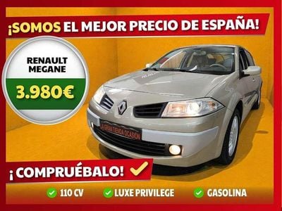 Usado Renault Mégane II Privilege 111 CV (81 kW) 2006 Beige Berlina