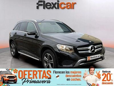 Usado Mercedes GLC220 170 CV (125 kW) 2017 Negro SUV