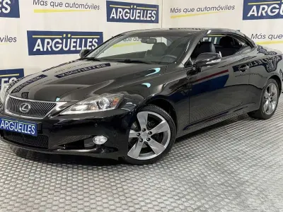 Usado Lexus IS250 Luxury Line 208 CV (152 kW) 2013 Negro Descapotable