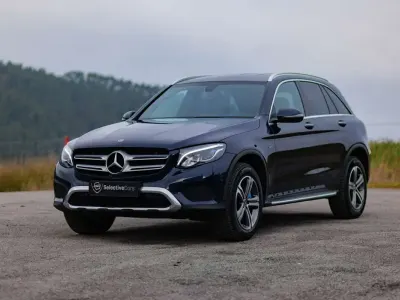 Usado Mercedes GLC350 320 CV (235 kW) 2018 Azul SUV