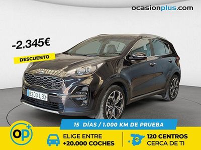 Usado Kia Sportage GT-Line 136 CV (100 kW) 2019 Negro SUV