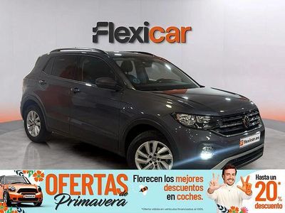 Usado VW T-Cross Advance 110 CV (80 kW) 2022 Gris SUV