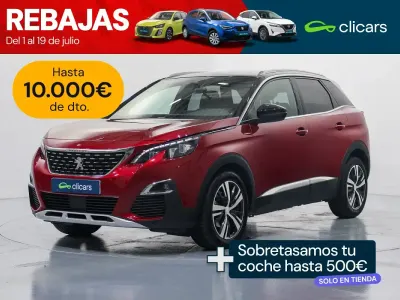 Usado Peugeot 3008 GT-line 130 CV (95 kW) 2020 Rojo SUV