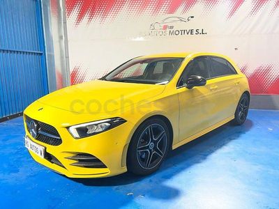 Usado Mercedes A180 116 CV (85 kW) 2019 Amarillo Berlina