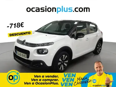 Usado Citroën C3 Feel 82 CV (60 kW) 2018 Blanco Utilitario