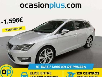 Usado Seat Leon ST FR 184 CV (135 kW) 2016 Gris plata Familiar