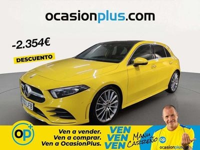 Usado Mercedes A200 163 CV (119 kW) 2020 Amarillo Berlina