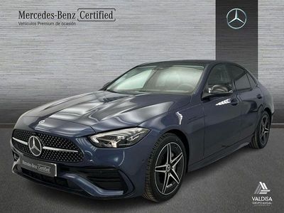 Usado Mercedes C220 AMG line 200 CV (147 kW) 2025 Azul Berlina