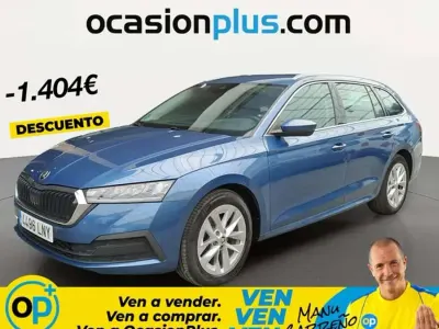Usado Skoda Octavia G-TEC Ambition 131 CV (96 kW) 2021 Azul Familiar