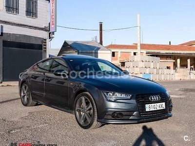 Usado Audi A7 Sportback S-Line 320 CV (235 kW) 2015 Gris / plata Utilitario