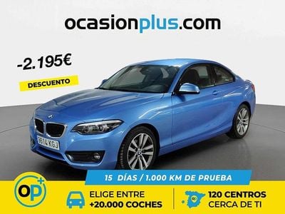 Azul Usado 2017 BMW 218 Coupe | 16.195 € (Super precio)
