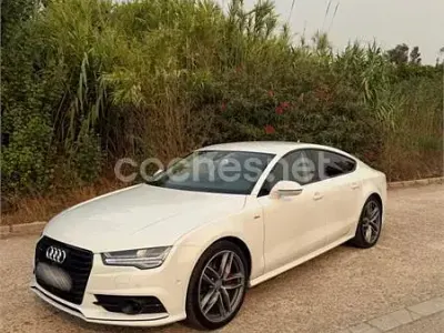 Usado Audi A7 Sportback S-Line 272 CV (200 kW) 2017 Blanco Utilitario
