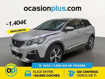 Usado Peugeot 3008 Allure 130 CV (95 kW) 2018 Gris SUV