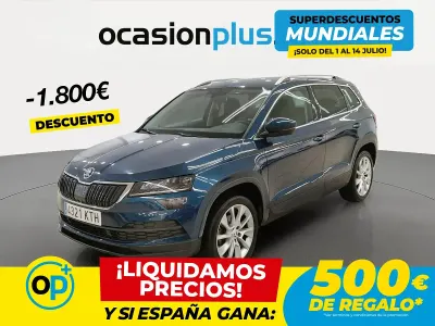 Usado Skoda Karoq Ambition 150 CV (110 kW) 2019 Azul SUV
