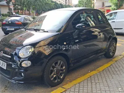 Usado Fiat 500S S 69 CV (50 kW) 2015 Negro Berlina