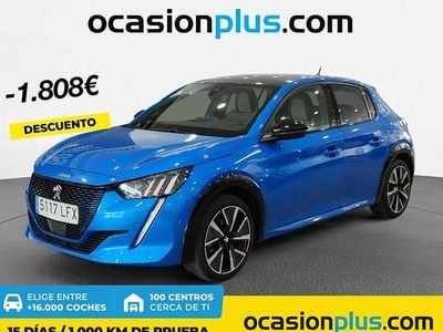 Azul Usado 2020 Peugeot e-208 GTi Utilitario | 18.082 € (Precio justo)