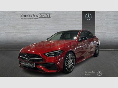 Usado Mercedes C220 200 CV (147 kW) 2022 Rojo Berlina