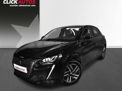 Usado Peugeot 208 Allure 100 CV (73 kW) 2023 Negro Utilitario