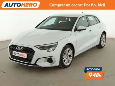 Usado Audi A3 Advanced 110 CV (80 kW) 2021 Blanco Berlina