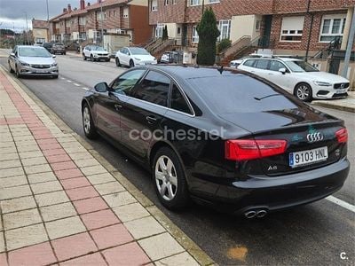 Usado Audi A6 177 CV (130 kW) 2013 Negro Berlina