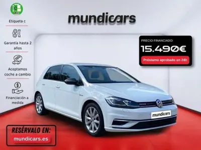 Usado VW Golf VII Advance 131 CV (96 kW) 2019 Blanco Berlina
