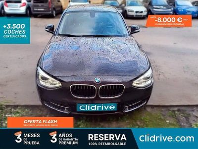 Usado BMW 118 Sport Line 143 CV (105 kW) 2012 Azul Utilitario