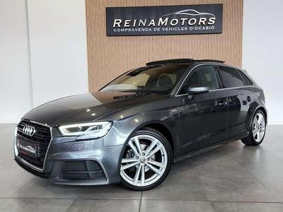 Gris Usado 2017 Audi A3 Sportback S-Line Utilitario | 19.989 € (Un poco caro)