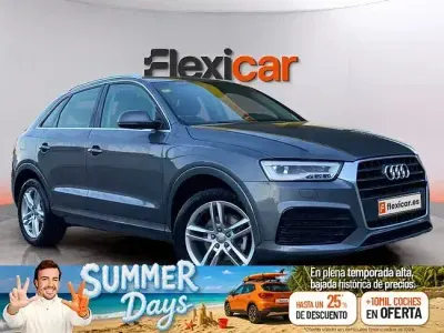 Usado Audi Q3 150 CV (110 kW) 2018 Gris SUV